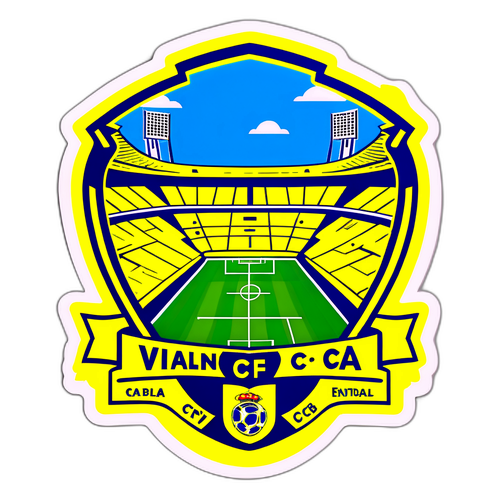 Desain Sticker Stadion Villarreal CF