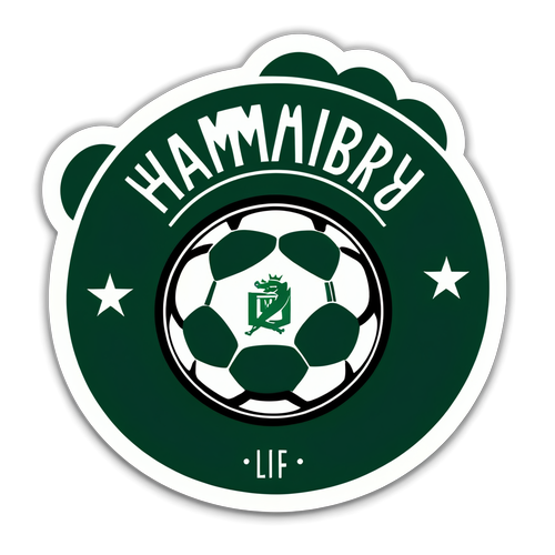 Hammarby för livet: Upptäck Retro Sticker Måste Ha för Fotbollsälskare!