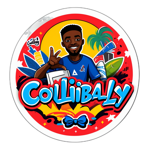 Autocollant dynamique "Coulibaly"
