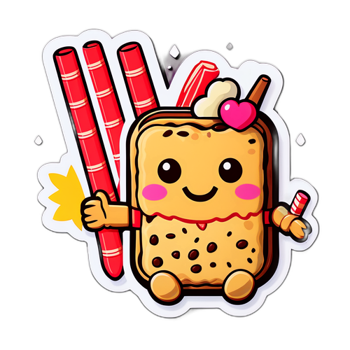 可愛的Pocky餅乾角色