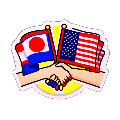 アメリカと日本の友情を象徴するデザイン