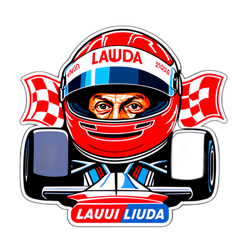Fejr Niki Lauda med Racing Sticker