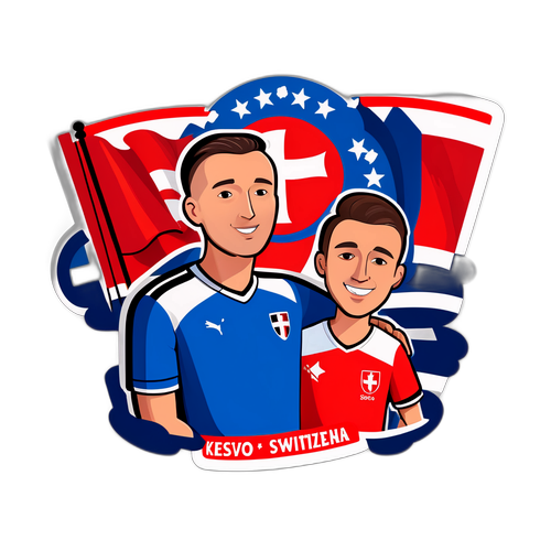 Ilustracja meczu Kosowo-Szwajcaria