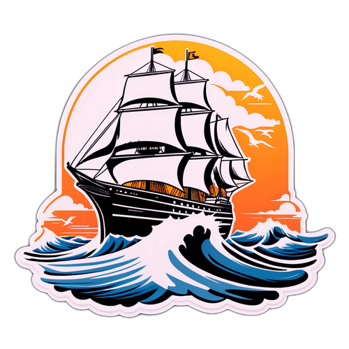 Design nostalgico dell'Achille Lauro