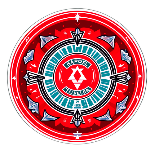 מדבקה של משחק המתח Hapoel תל אביב מול הפועל באר שבע