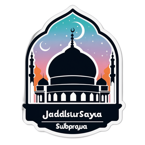 Stiker Jadwal Sholat Surabaya