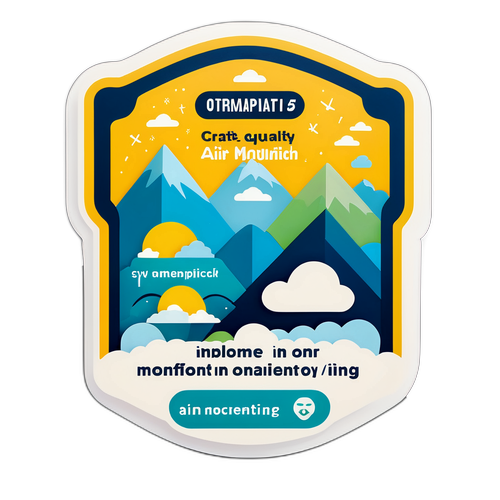 การติดสติกเกอร์เกี่ยวกับการตรวจสอบคุณภาพอากาศ PM 2.5