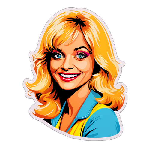 Vidám, színes dizájn Goldie Hawn klasszikus filmjei ihletésére