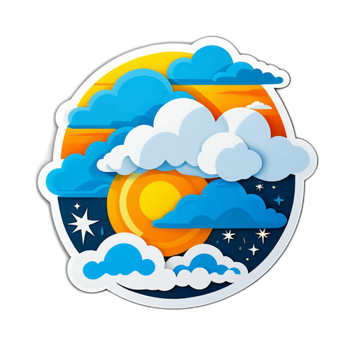 Makabagong Sticker ng Pagtaya ng Panahon