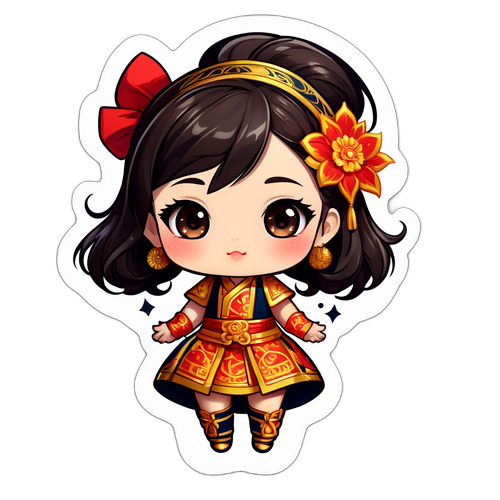 Chibi nhân vật dễ thương