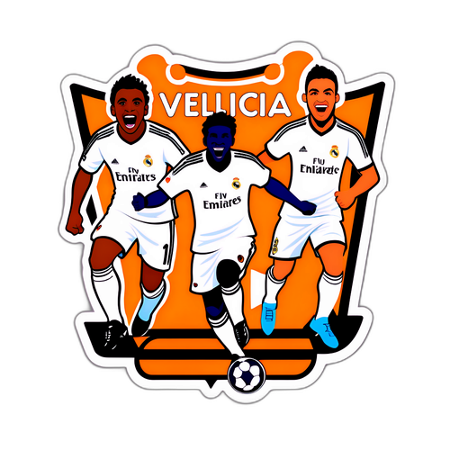 皇家馬德里與瓦倫西亞比賽的狂熱球迷