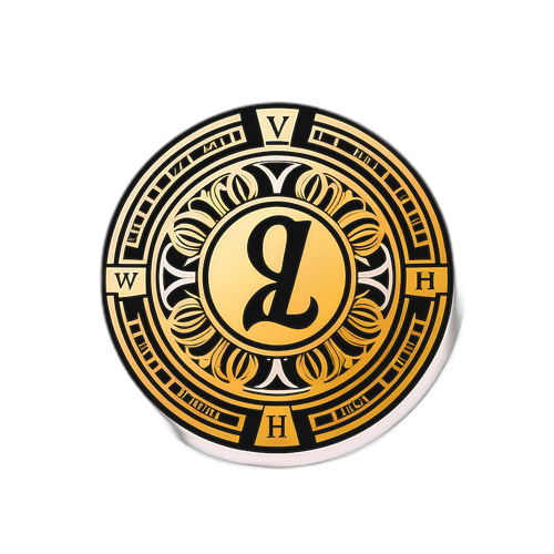 Diseño de un sticker de LVMH con elegancia