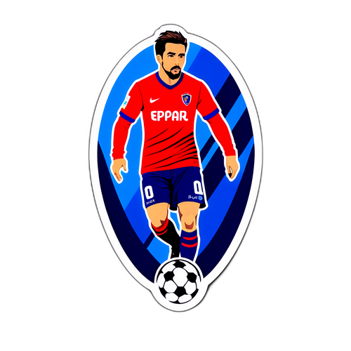 Stiker Bola Sepak Espanyol vs Osasuna