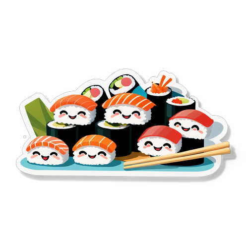 La Festa del Sushi più Divertente di Sempre: Un'Avventura Saporita con Personaggi che Ballano!