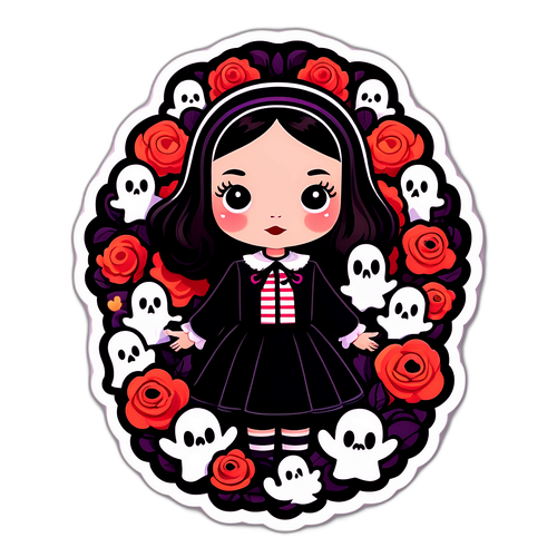 Rekaan Menyeramkan dan Menggembirakan Inspirasi Wednesday Adams