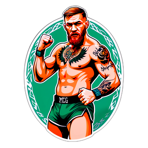 Conor McGregor en pose de combat