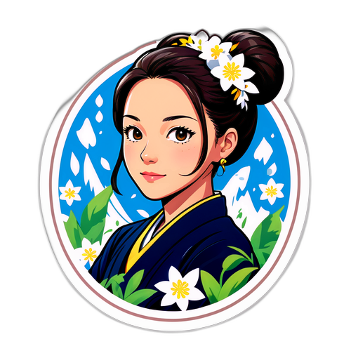 優雅な宮里藍のスタンプ