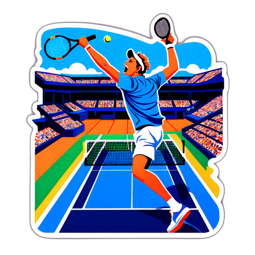 Vibrante US Open Sticker