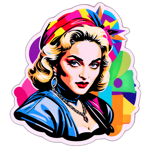 Stickers di moda iconica di Madonna