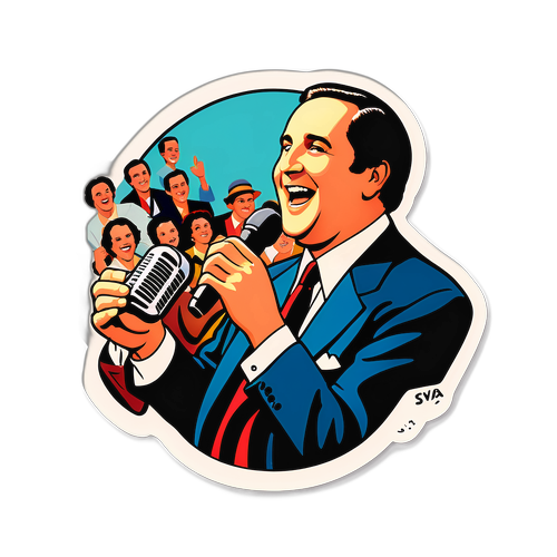 Design nostalgico di Neil Sedaka sul palco