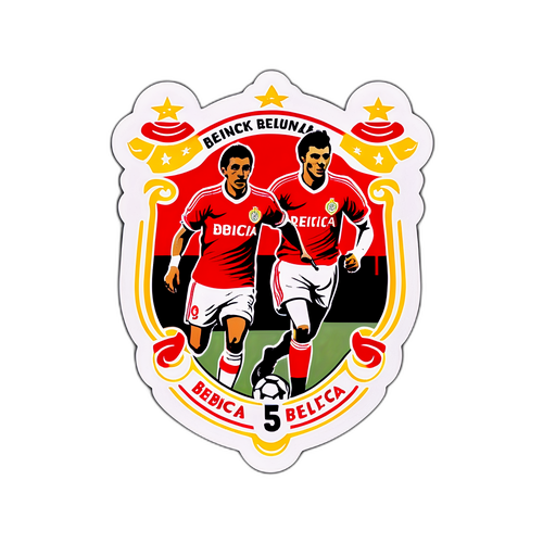 Nhãn dán phong cách cổ điển về những cầu thủ huyền thoại của Benfica