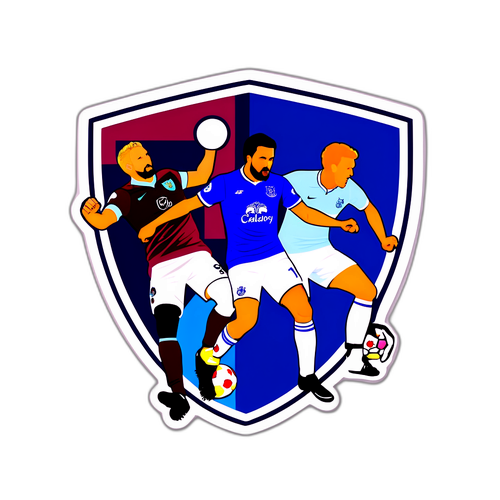 Jalkapallo-ottelu Evertonin ja West Hamin välillä