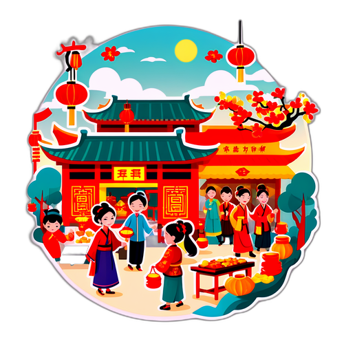 中国文化的传统春节装饰与习俗