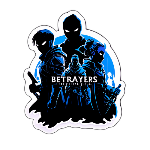 Nálepka s postavami ze hry Betrayers Final 2025