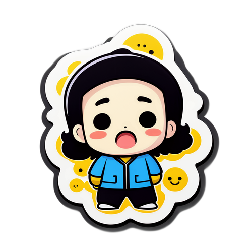 귀여운 표정 스티커