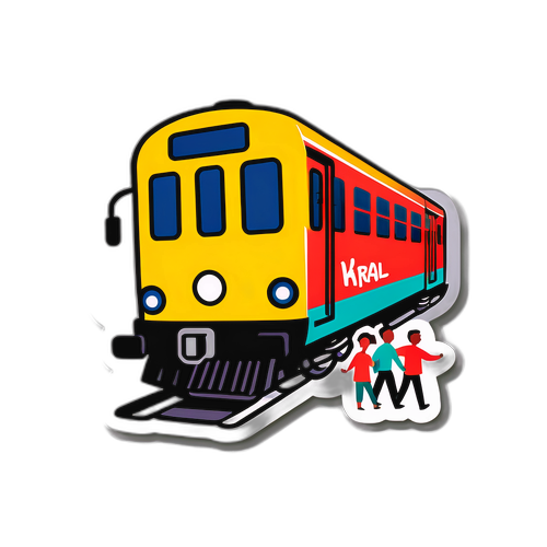 Stiker Kereta KRL Ceria
