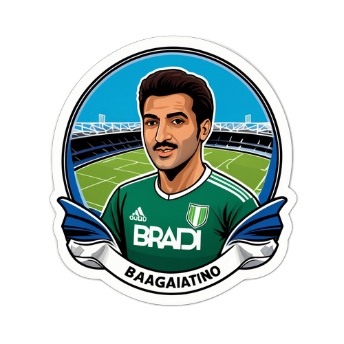 Sticker de Bragantino con estadio Nabi Abi Chedid