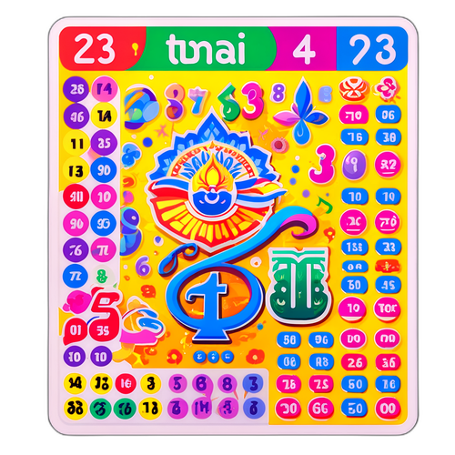 สติกเกอร์เลขหวยไทย