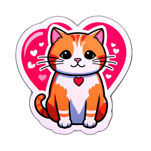 心貓貼紙