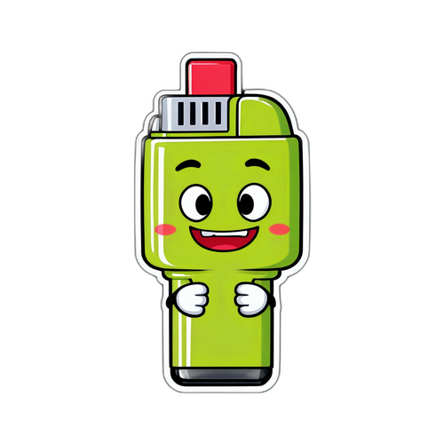 幽默記憶棒貼紙