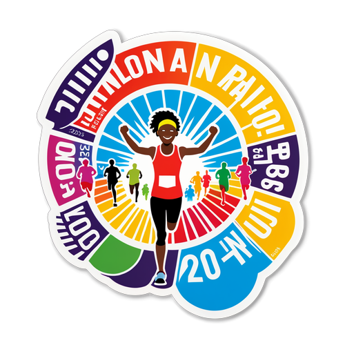 Opstemt London Marathon 2025 Sticker