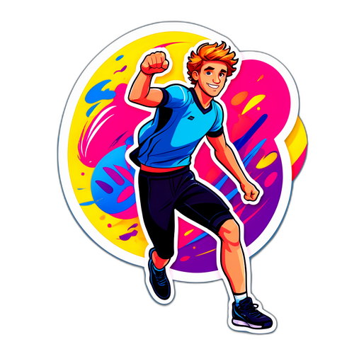 Action-packed sportsscene med Luke Littler