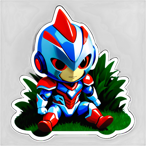 Meet the Adorable Chibi Ultraman Zero: Your New Favorite Symbol of Relaxation!