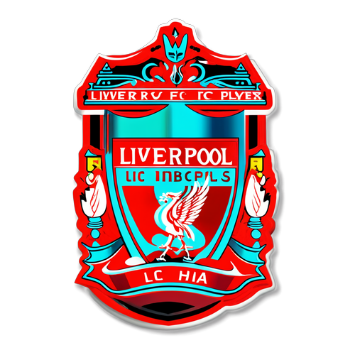 Stiker Liverpool FC dengan Rasa Vintage