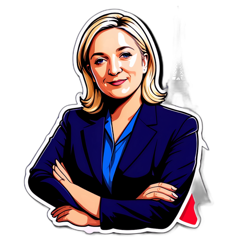 Adesivo Politico: Marine Le Pen