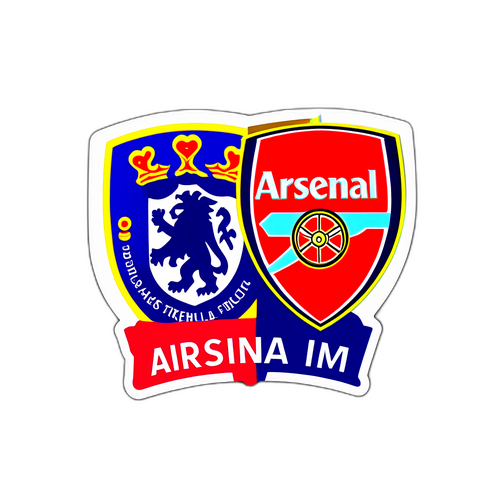 阿森納對切爾西比賽貼紙