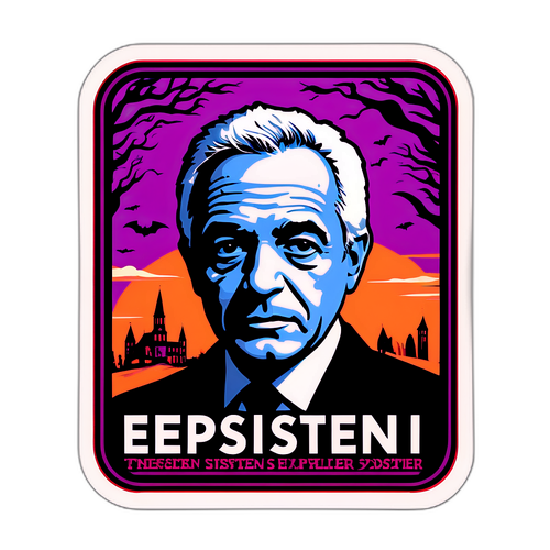Intrigerende Sticker Geïnspireerd door het Epstein Dossier