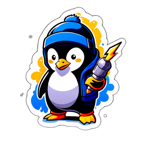 Penguin Sports Spirit Sticker