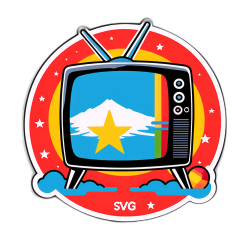 Sticker divertido para América TV