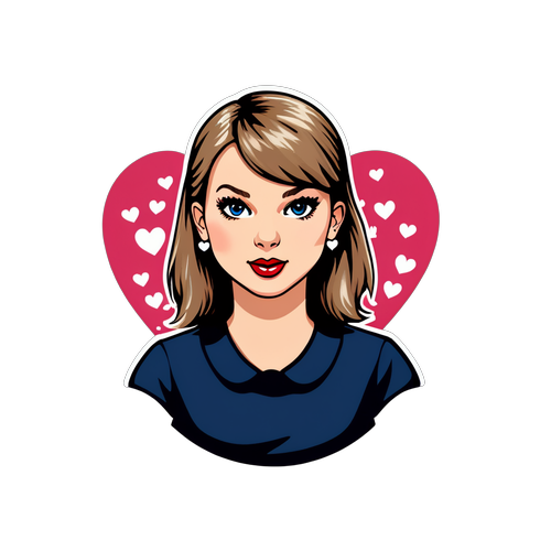 Unwiderstehliche Swiftie-Freude: Der Sticker, der das Herz jeder Taylor-Queen höherschlagen lässt!