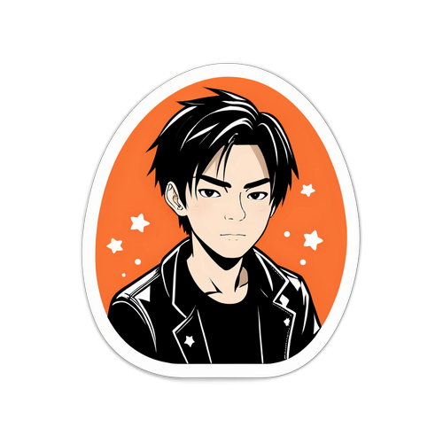 菅田将暉のトレンディファッションステッカー