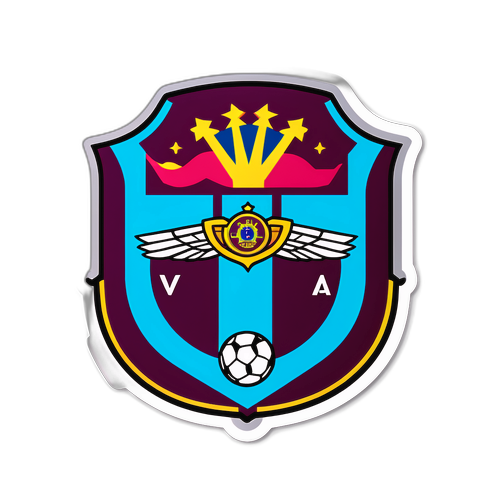 Сцена з футуристичними елементами, що зображує гру Basel - Aston Villa