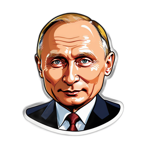 Karikatyyri Vladimir Putinista