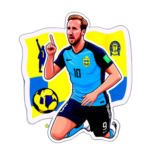 Harry Kane med hatt-trickgest