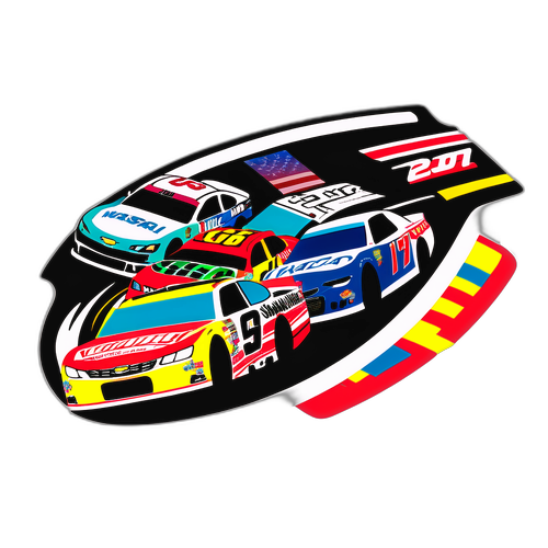 NASCAR Schedule Racing Sticker
