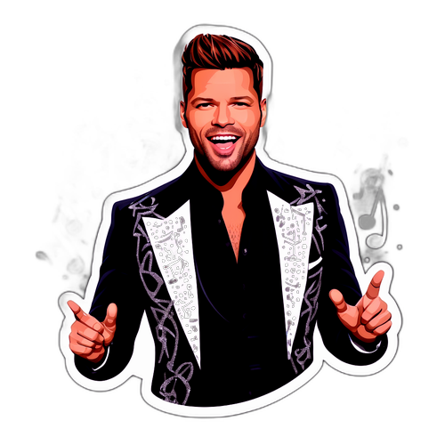 Creați un autocolant cu Ricky Martin